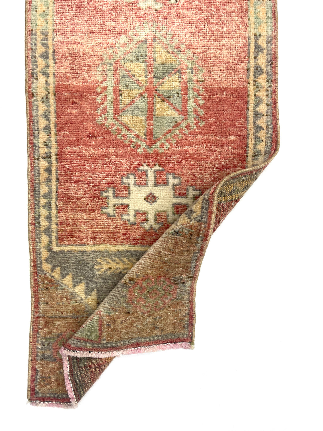 Vintage Anatolian Small Rug 43 cm x 110 cm (1'4" FT x 3'6" FT) - Y010026