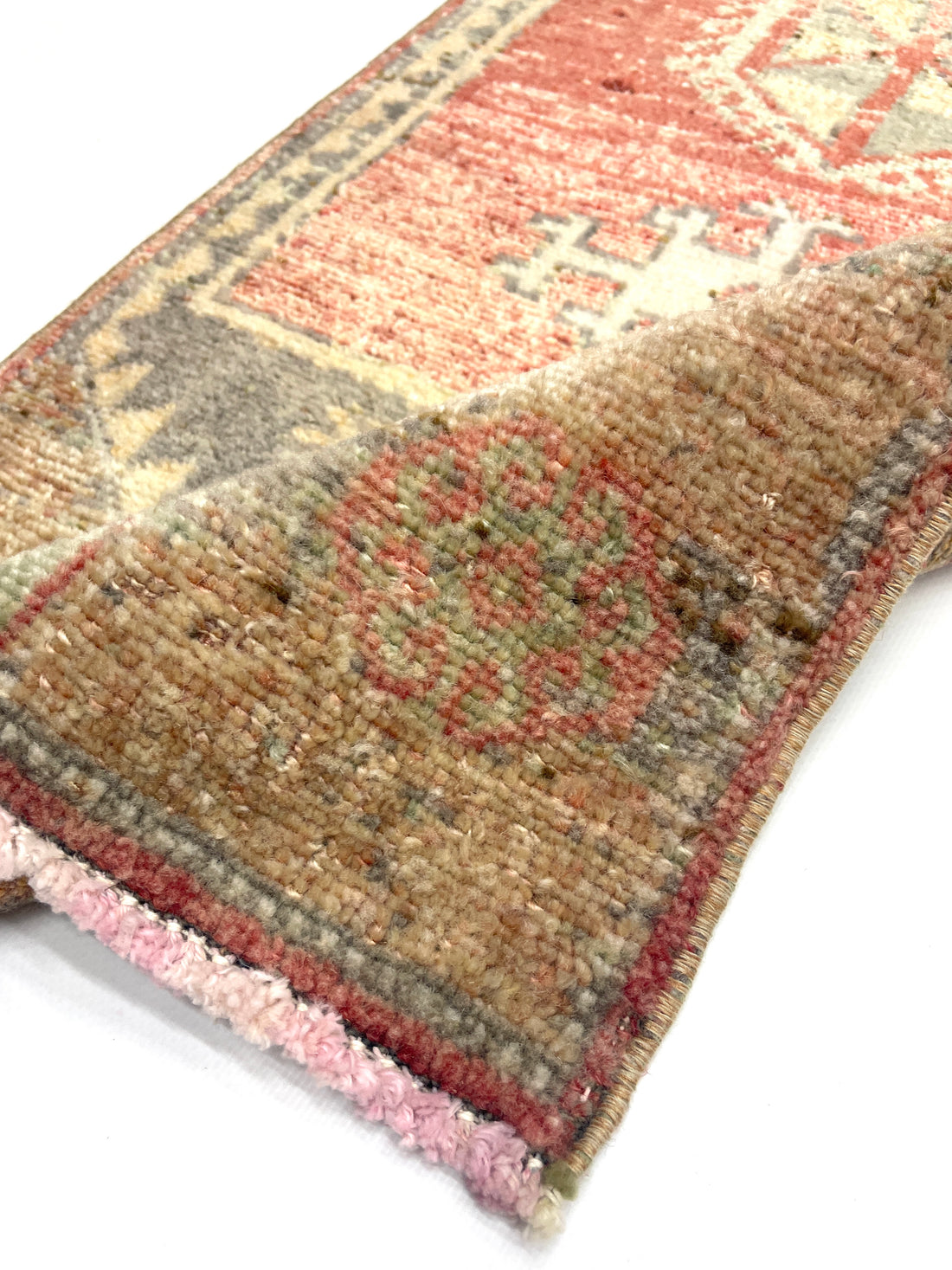 Vintage Anatolian Small Rug 43 cm x 110 cm (1'4" FT x 3'6" FT) - Y010026