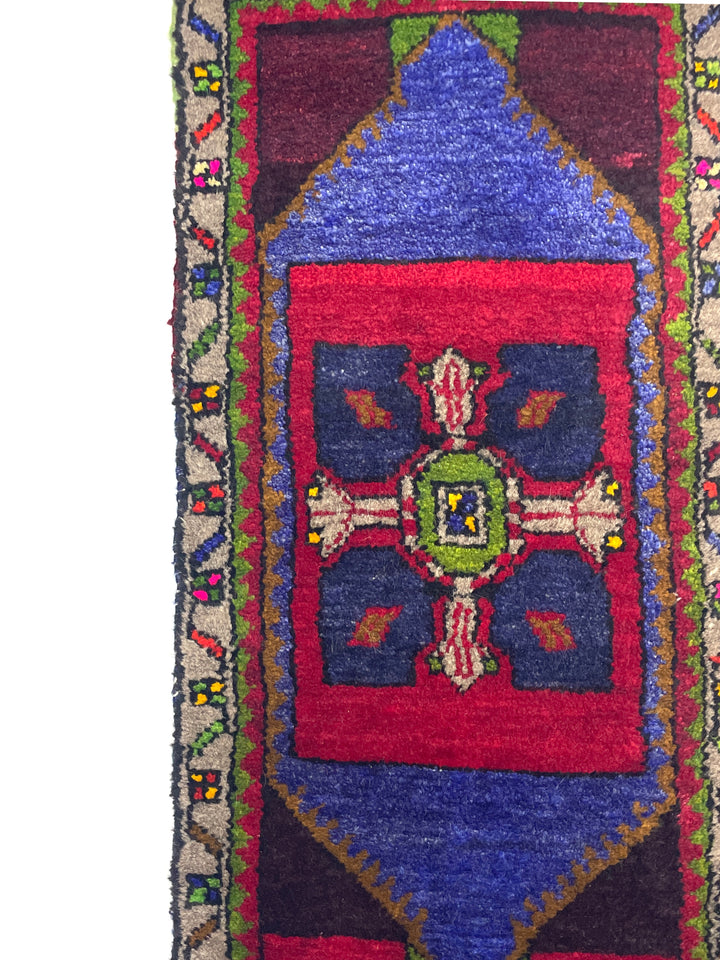 Vintage Anatolian Small Rug 43 cm x 55 cm (1'4" FT x 2'8" FT) - Y010018