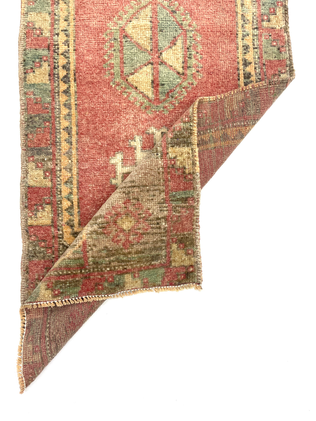 Vintage Anatolian Small Rug 46 cm x 112 cm (1’5’’ FT x 3’65’’ FT) - Y010023