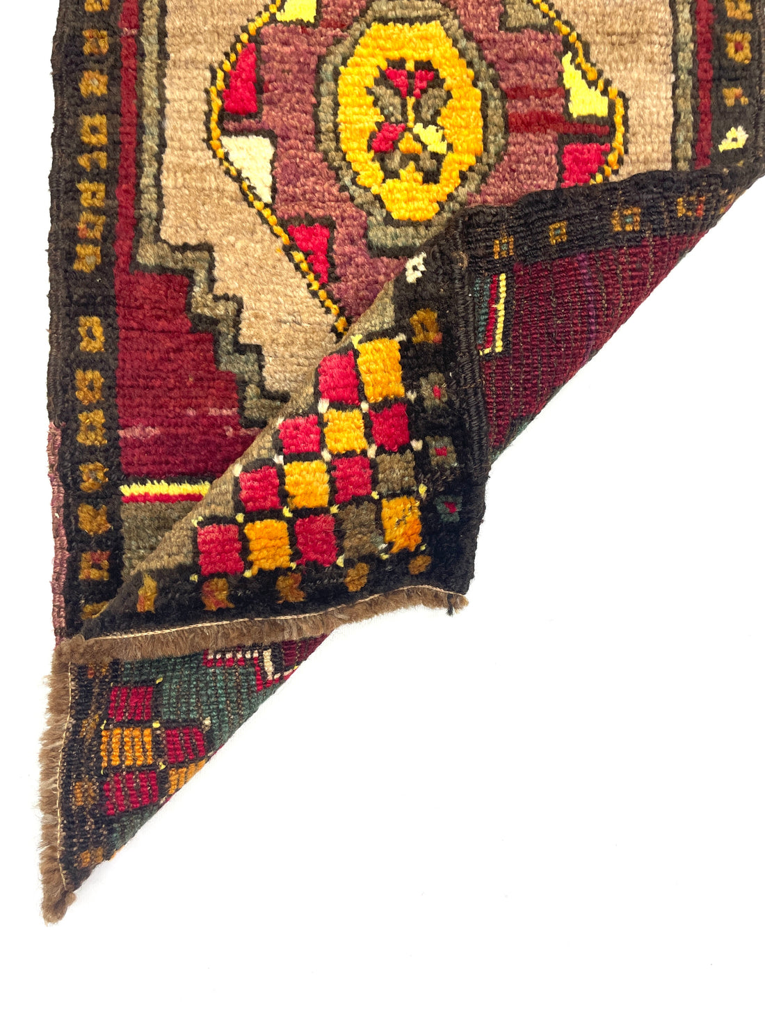 Vintage Anatolian Small Rug 48 cm x 106 cm (1’6’’ FT x 3’5’’ FT) - Y010014