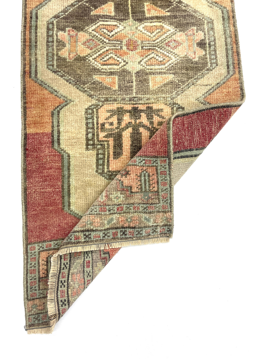 Vintage Anatolian Small Rug 48 cm x 117 cm (1’6’’ FT x 3’84’’ FT) - Y010022