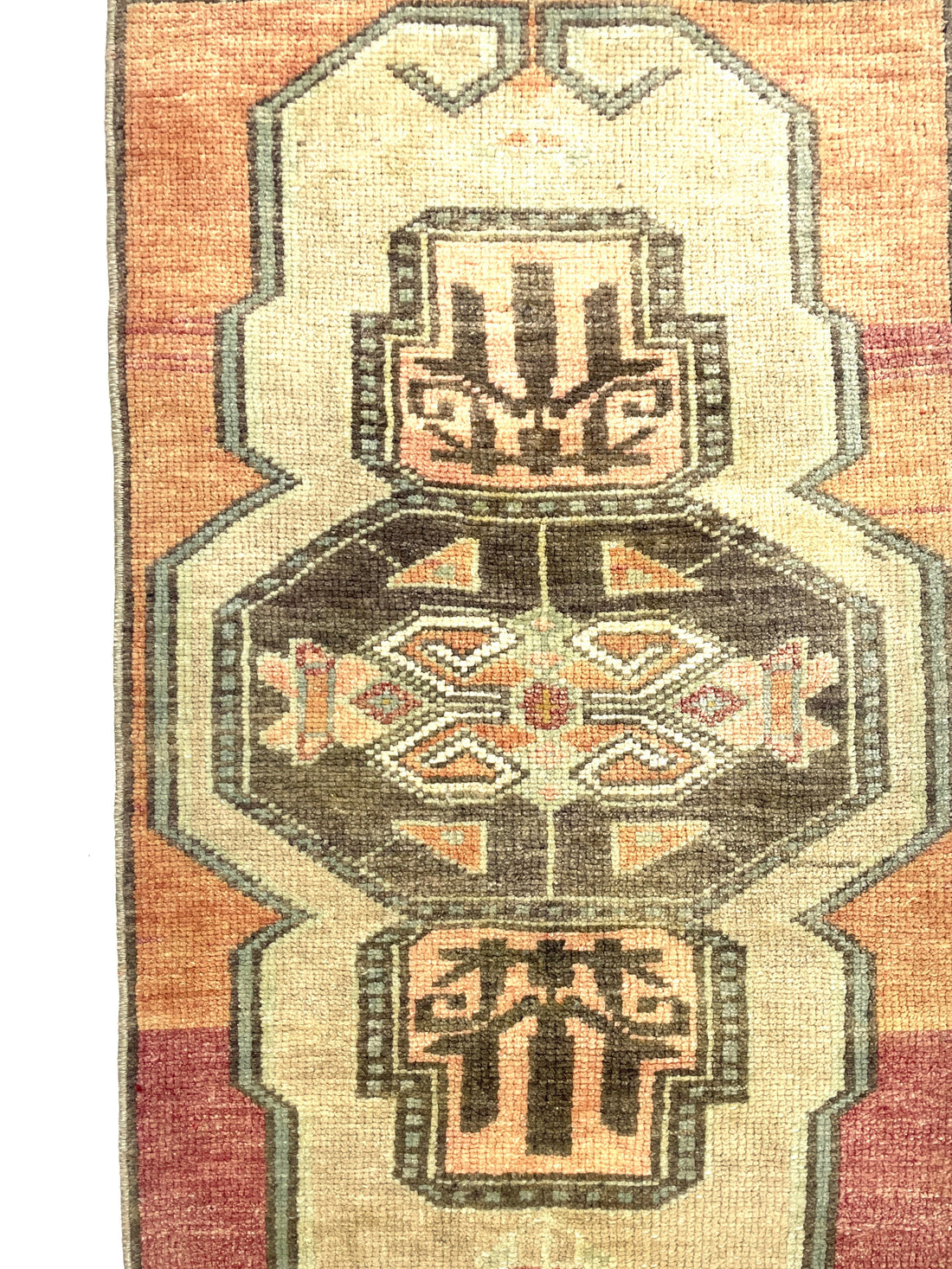 Vintage Anatolian Small Rug 48 cm x 117 cm (1’6’’ FT x 3’84’’ FT) - Y010022