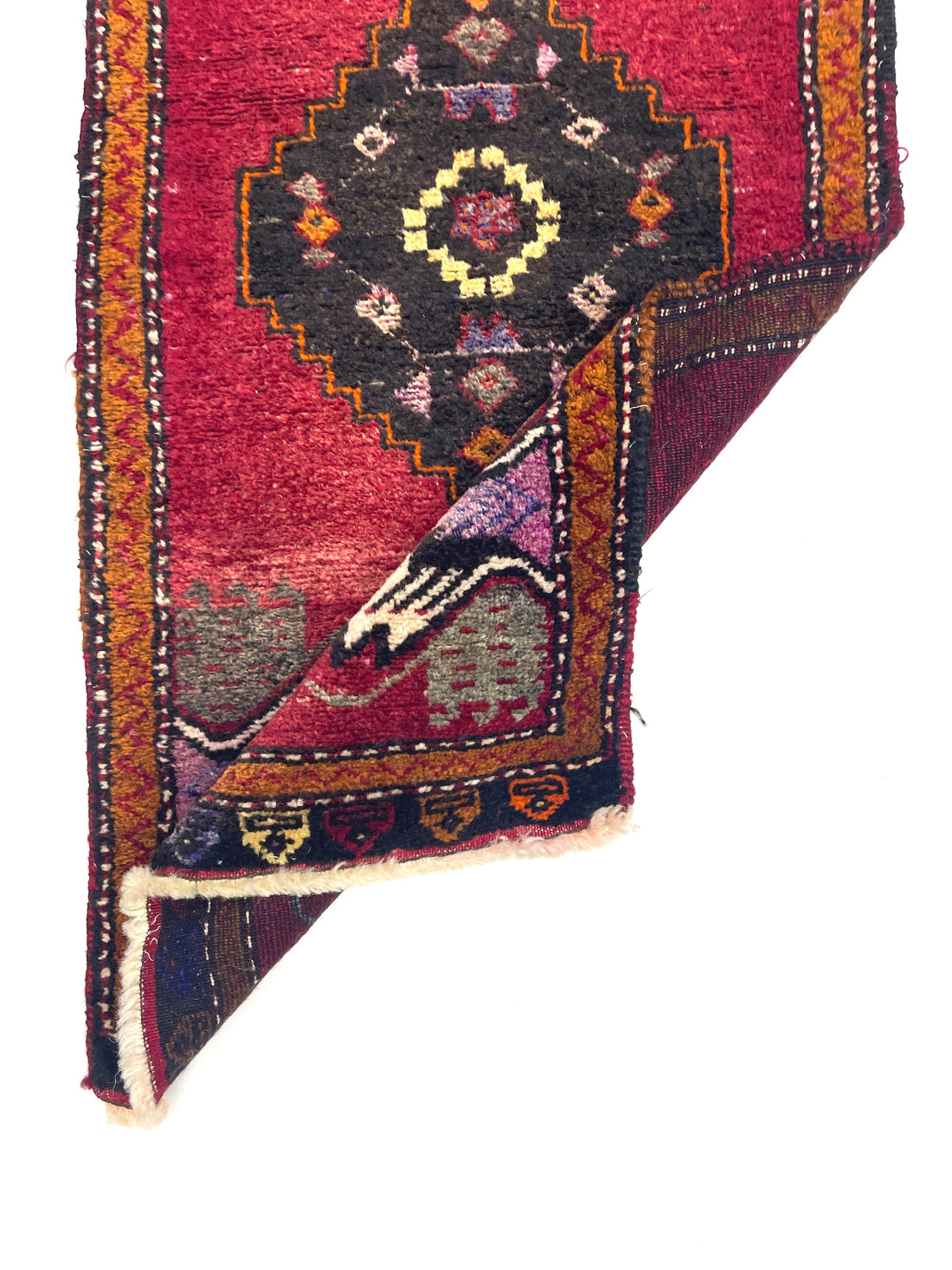 Vintage Anatolian Small Rug 50 cm x 104 cm (1’6’’ FT x 3’4’’ FT) - Y010019