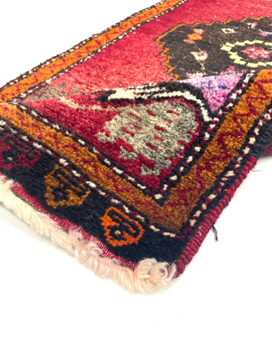 Vintage Anatolian Small Rug 50 cm x 104 cm (1’6’’ FT x 3’4’’ FT) - Y010019