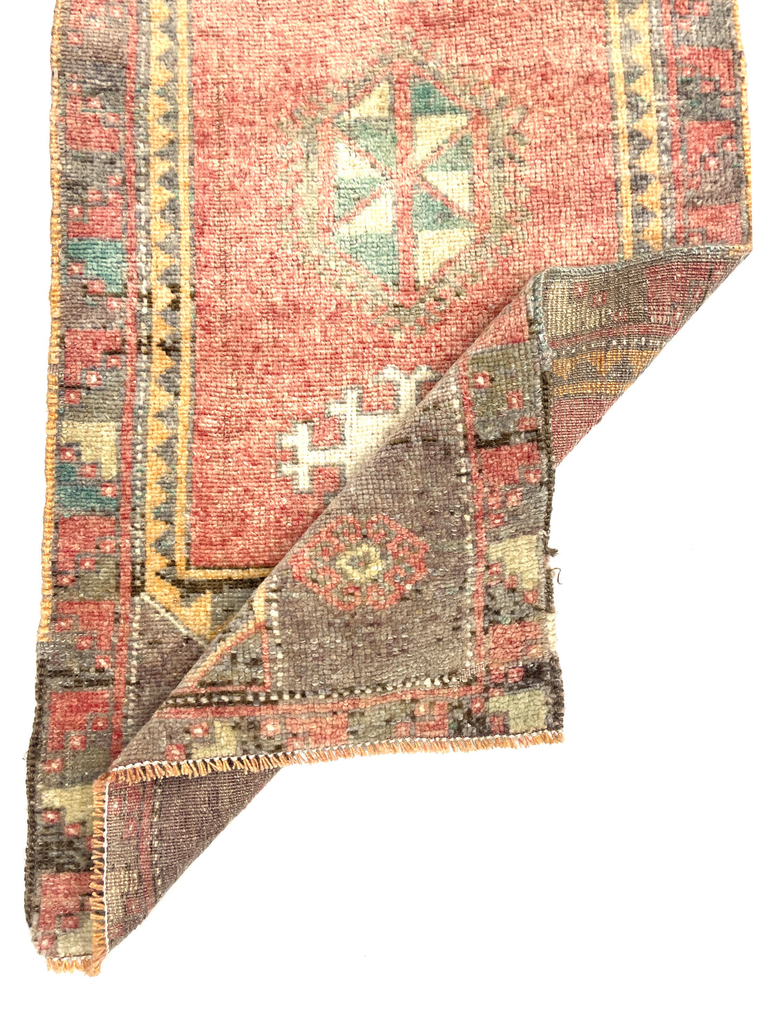 Vintage Anatolian Small Rug 50 cm x 108 cm (1'64" FT x 3'54" FT) - Y010024