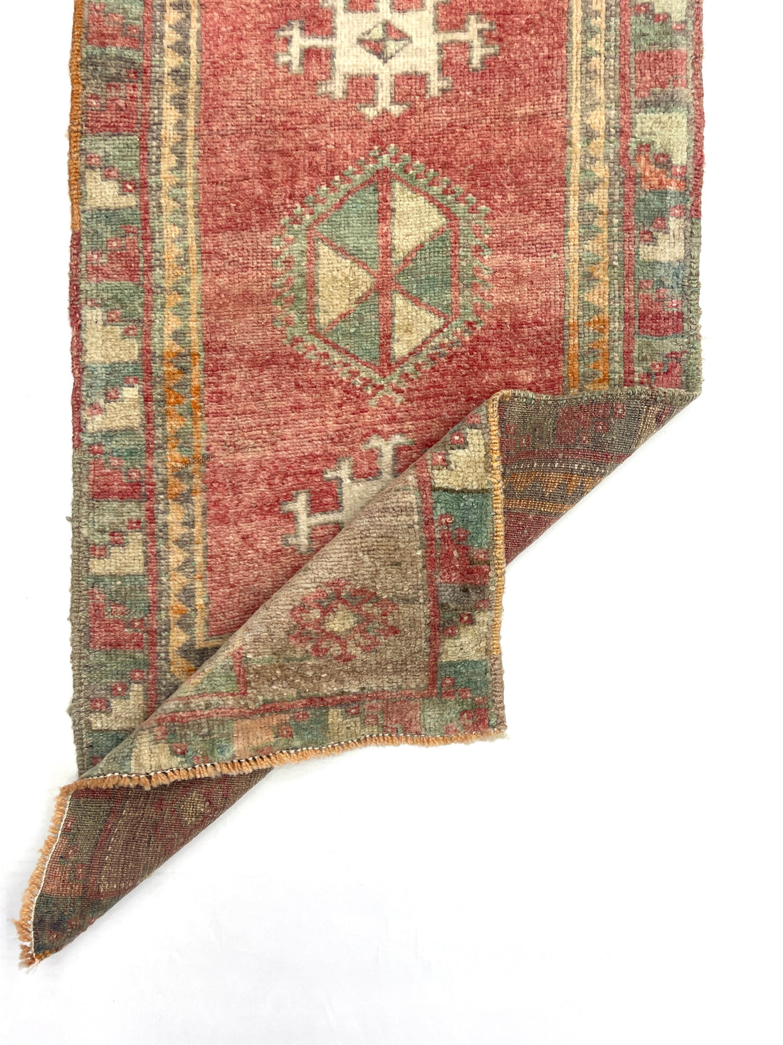 Vintage Anatolian Small Rug 50 cm x 112 cm (1’7’’ FT x 3’7’’ FT) - Y010027