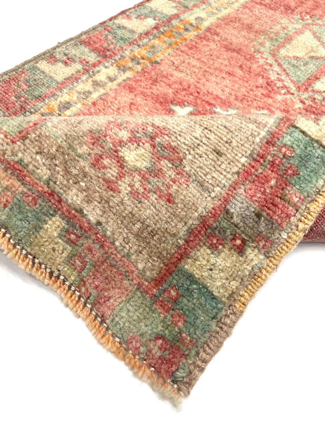 Vintage Anatolian Small Rug 50 cm x 112 cm (1’7’’ FT x 3’7’’ FT) - Y010027
