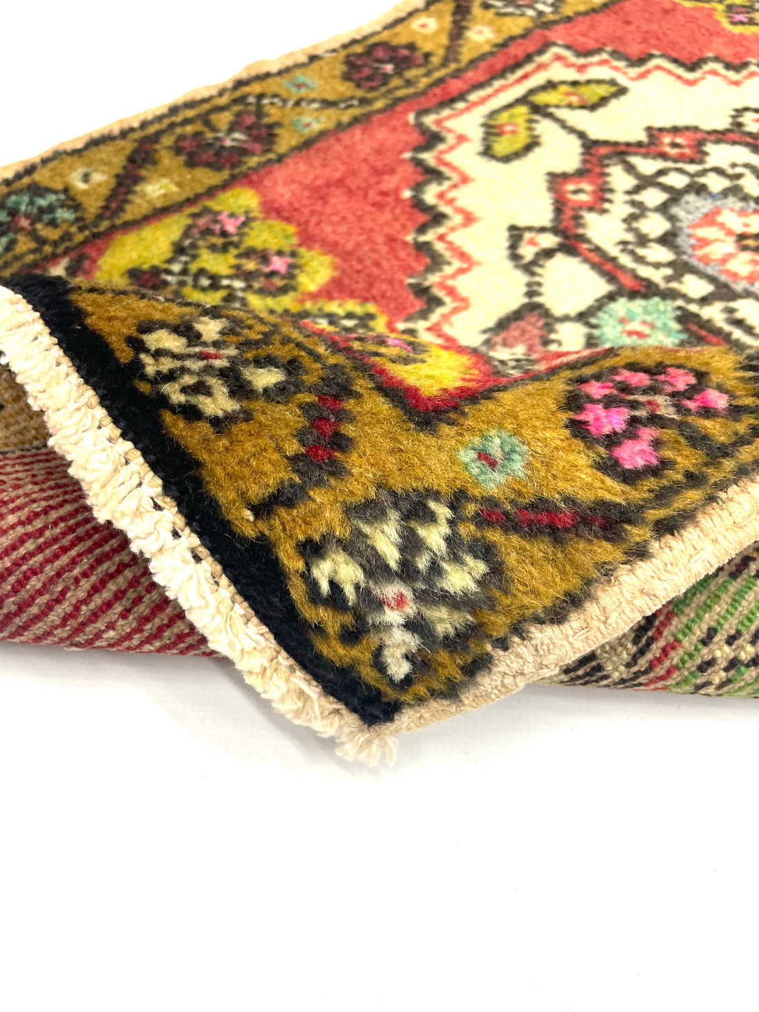 Vintage Anatolian Small Rug 50 cm x 97 cm (1’6’’ FT x 3’1’’ FT) - Y010016
