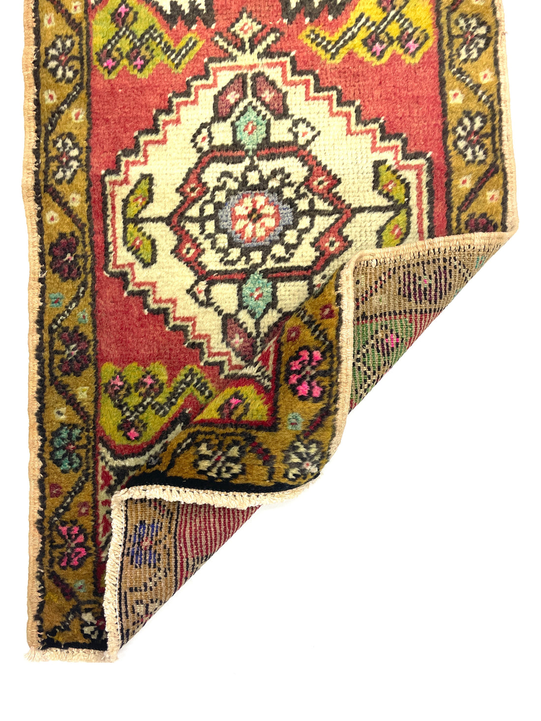 Vintage Anatolian Small Rug 50 cm x 97 cm (1’6’’ FT x 3’1’’ FT) - Y010016