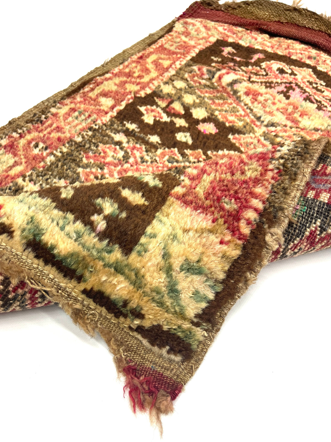 Vintage Anatolian Small Rug 54 cm x 65 cm (1’8’’ FT x 2’1’’ FT) - Y010017 - Wool on Wool / Yastik Rugs