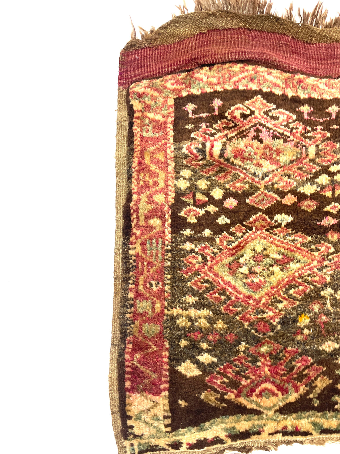 Vintage Anatolian Small Rug 54 cm x 65 cm (1’8’’ FT x 2’1’’ FT) - Y010017 - Wool on Wool / Yastik Rugs