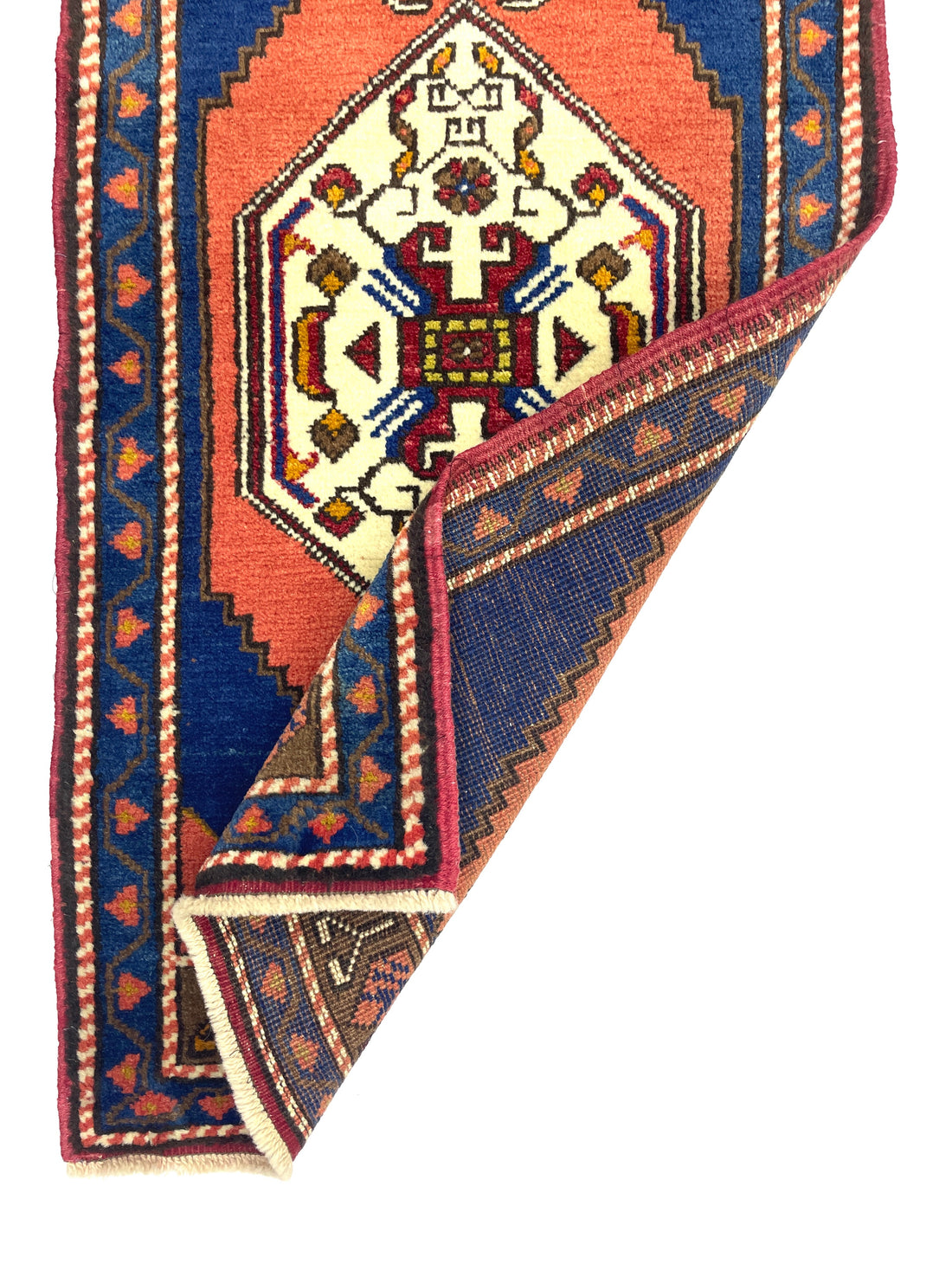 Vintage Anatolian Small Rug 57 cm x 108 cm (1’9’’ FT x 3’54’’ FT) - Y010021