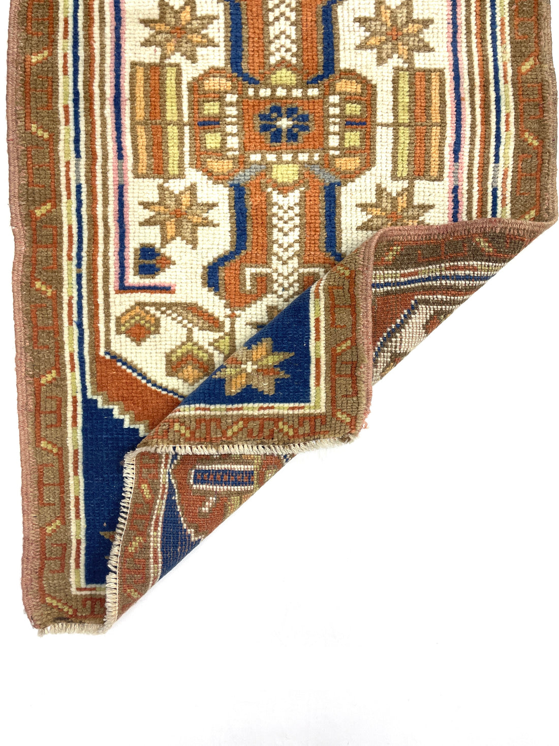 Vintage Anatolian Small Rug 58 cm x 126 cm (1’9’’ FT x 4’23’’ FT) - Y010025
