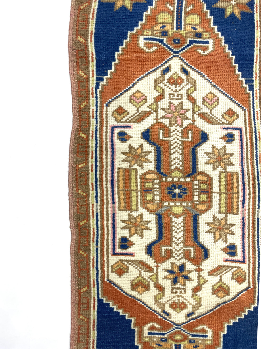 Vintage Anatolian Small Rug 58 cm x 126 cm (1'9" FT x 4'23" FT) - Y010025