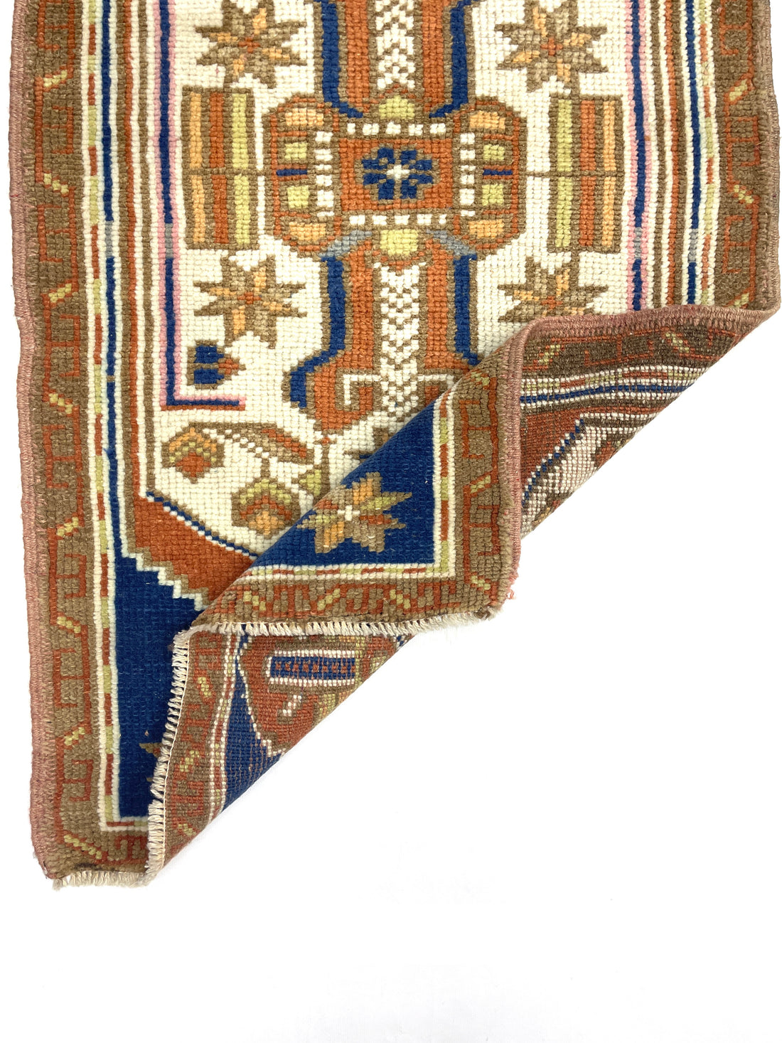 Vintage Anatolian Small Rug 58 cm x 126 cm (1'9" FT x 4'23" FT) - Y010025
