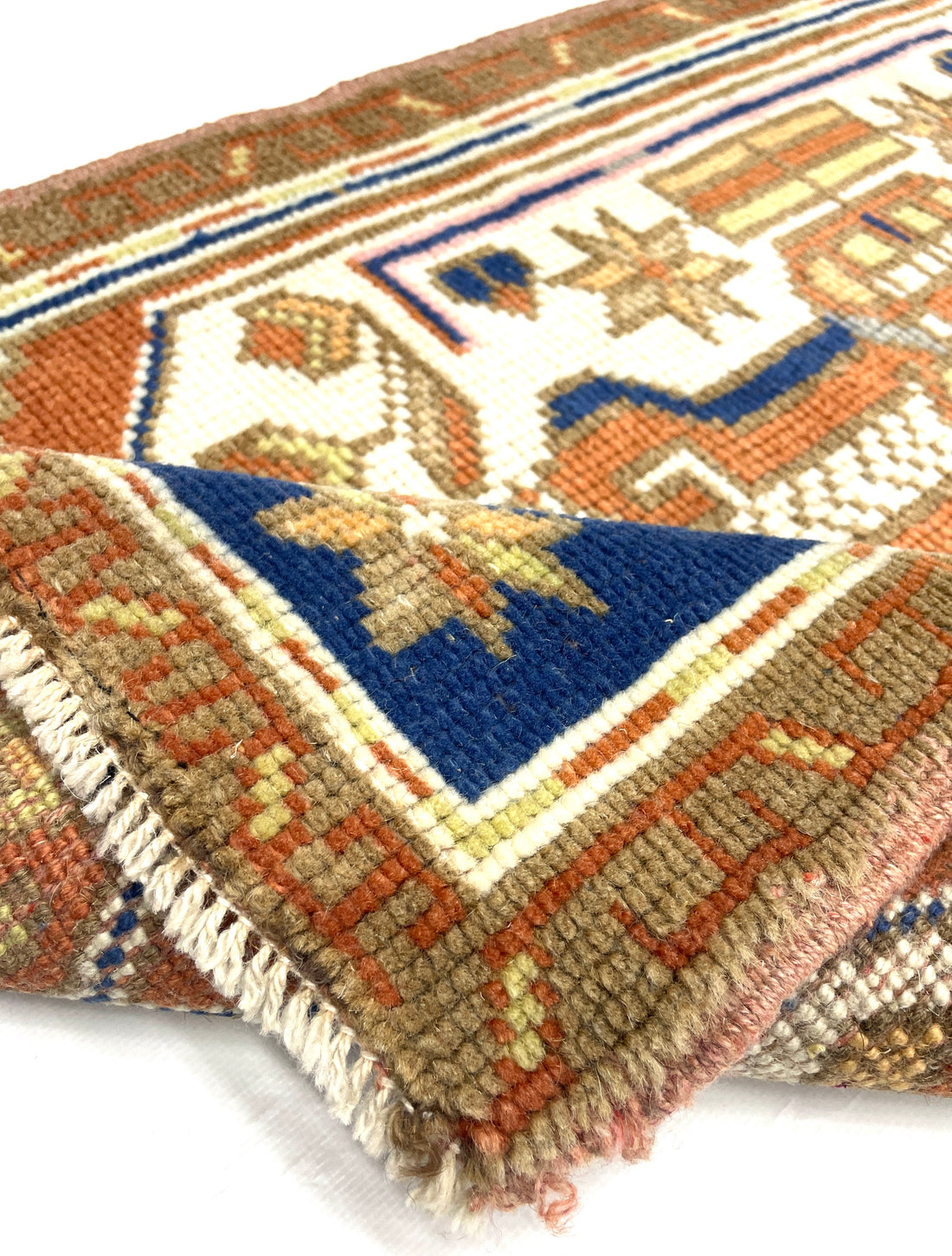 Vintage Anatolian Small Rug 58 cm x 126 cm (1'9" FT x 4'23" FT) - Y010025