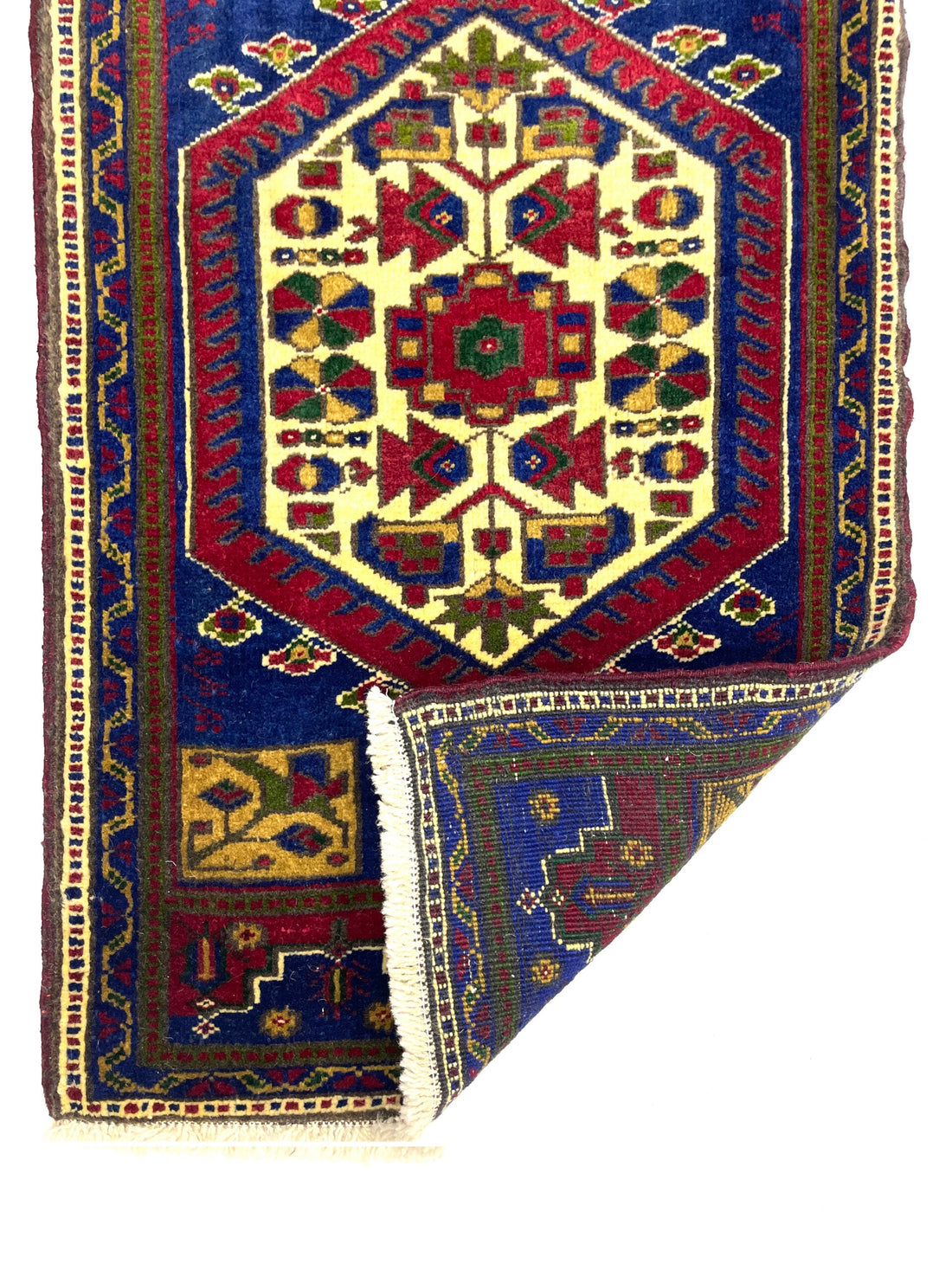 Vintage Anatolian Small Rug 60 cm x 112 cm (2 FT X 3’7” FT) - Y010059