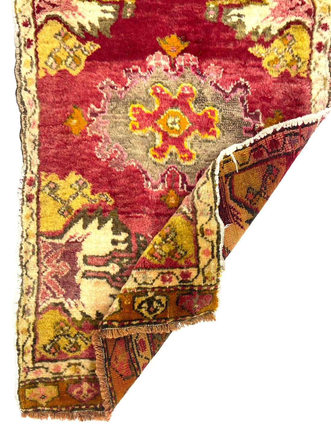 Vintage Anatolian Small Rug 60cm x 100 cm (2 FT x 3’25’’ FT) - Y010020