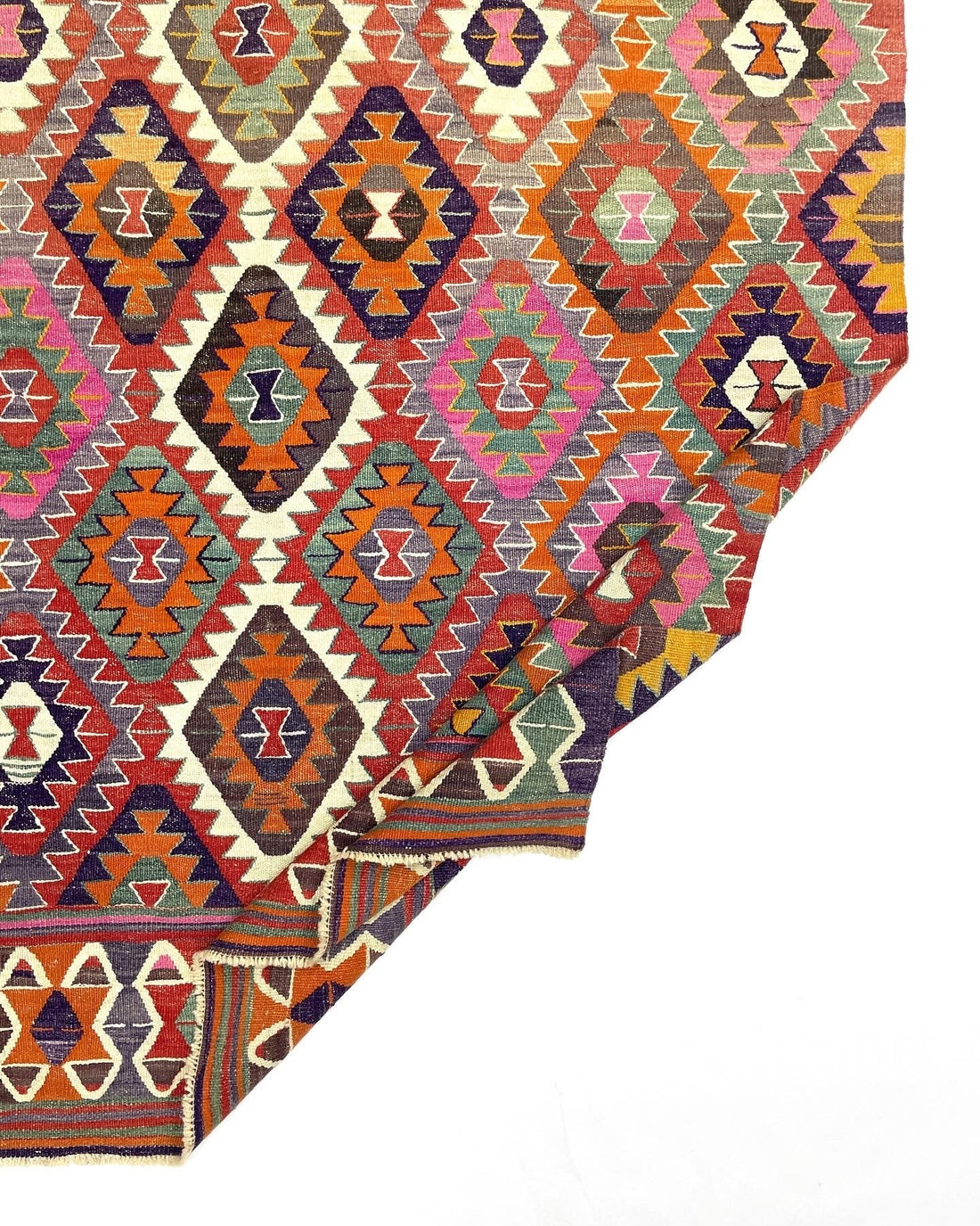 Vintage Barak Kilim Rug 155 cm x 271 cm (5’1” X 8’9”) - 0030001