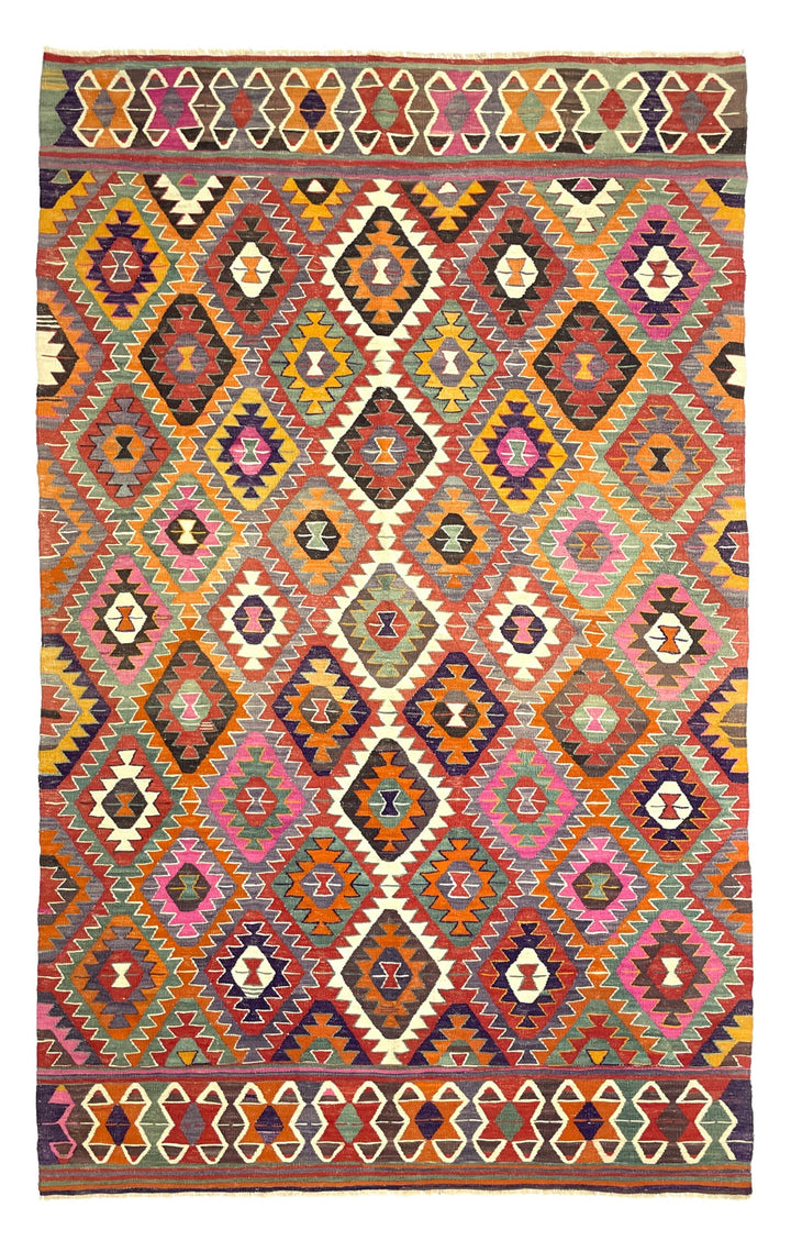 Vintage Barak Kilim Rug 155 cm x 271 cm (5’1” X 8’9”) - 0030001