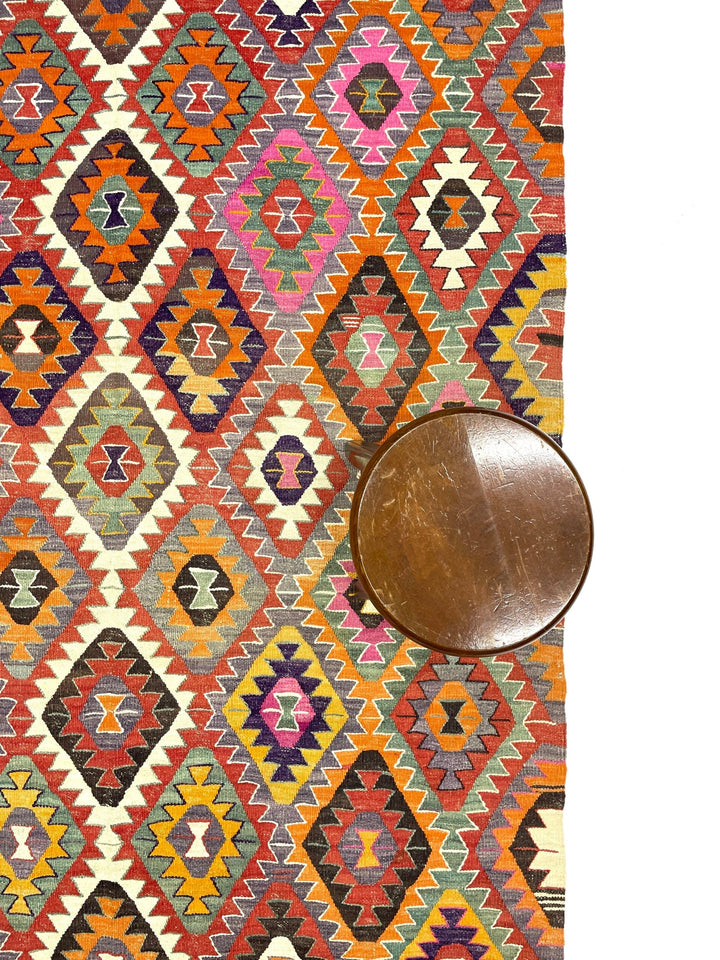 Vintage Barak Kilim Rug 155 cm x 271 cm (5’1” X 8’9”) - 0030001