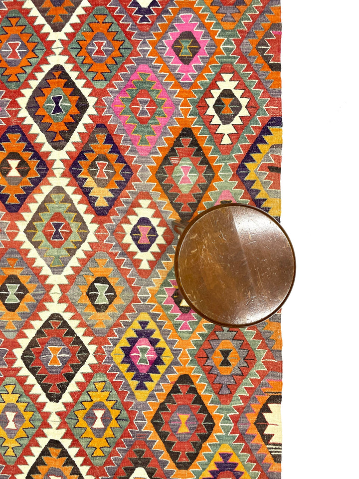 Vintage Barak Kilim Rug 155 cm x 271 cm (5’1” X 8’9”) - 0030001