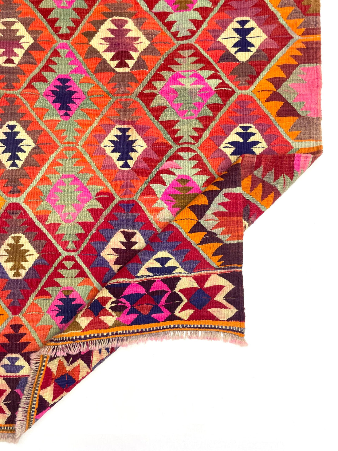 Vintage Barak Kilim Rug 92 cm x 167 cm (3’ X 5’5”) - 0010023