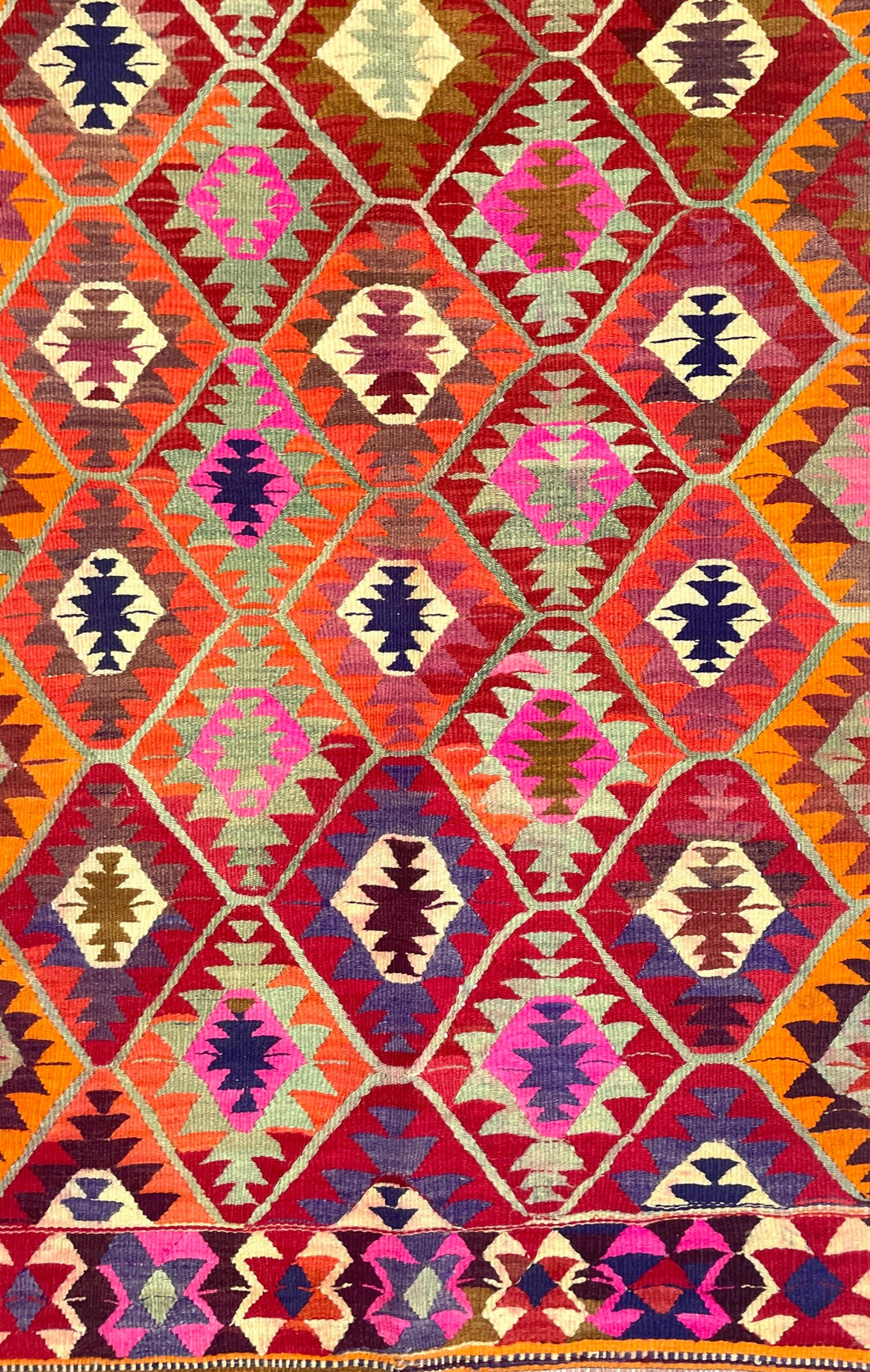 Vintage Barak Kilim Rug 92 cm x 167 cm (3’ X 5’5”) - 0010023