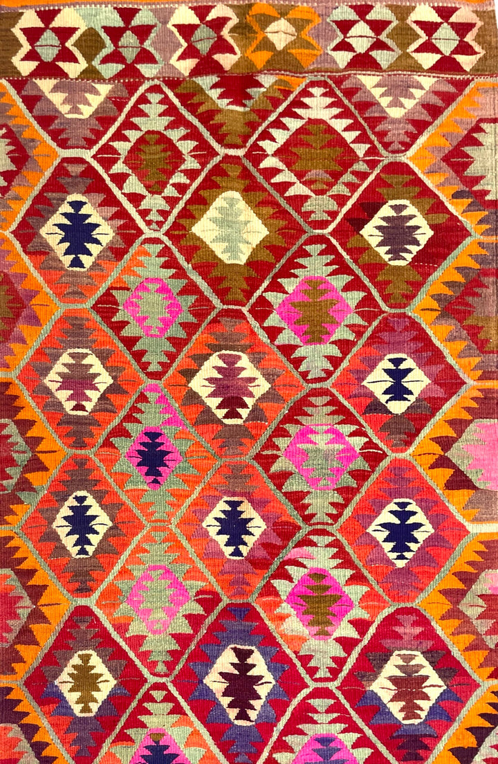 Vintage Barak Kilim Rug 92 cm x 167 cm (3’ X 5’5”) - 0010023