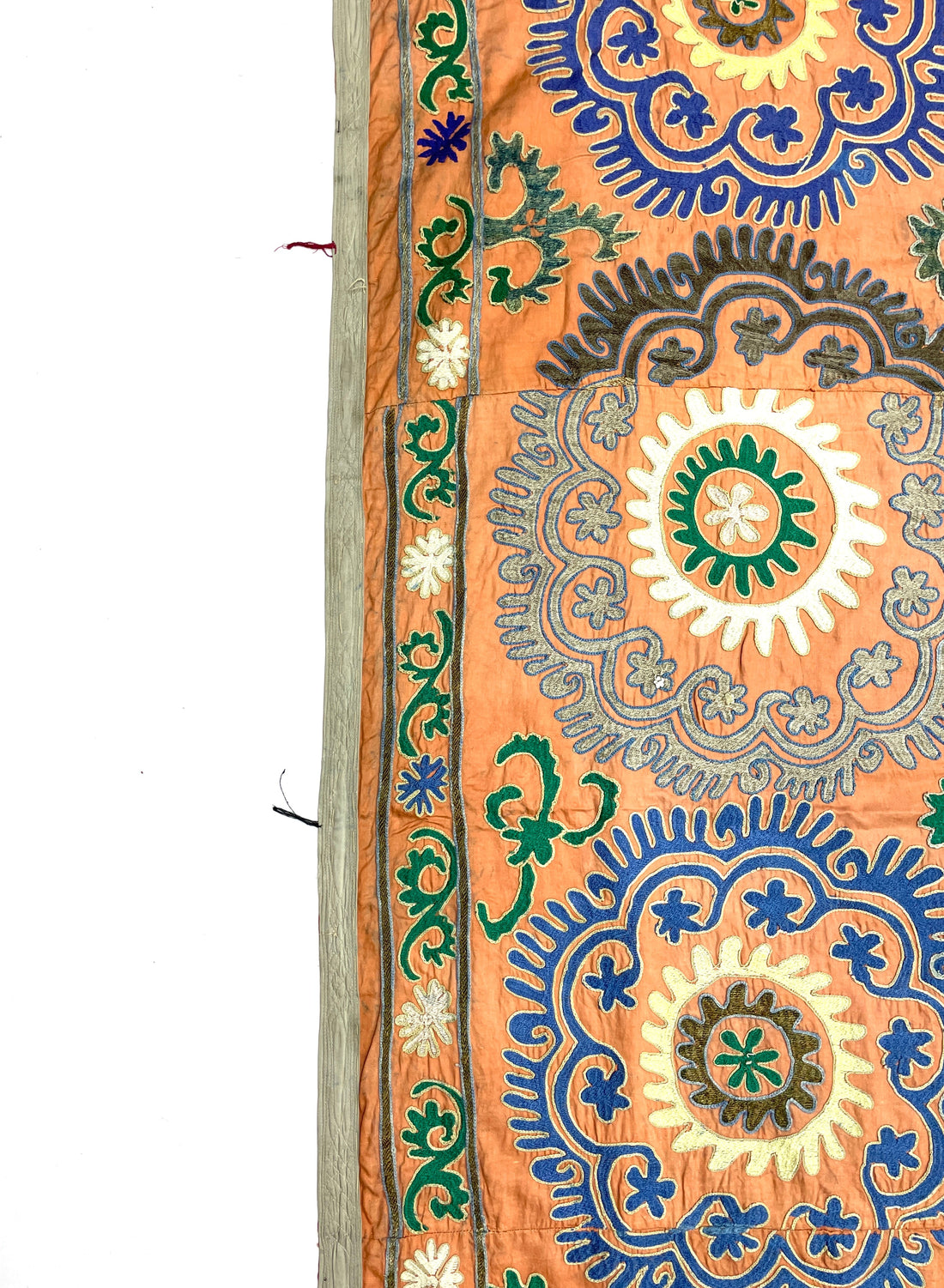 Vintage Handmade Traditional Suzani Textile 170 CM x 213 CM (5’6” FT x 7’0” FT) - S010021