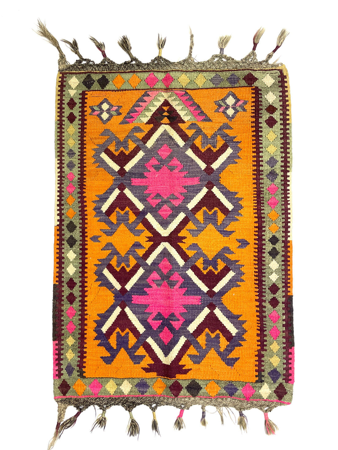 Vintage Kars Kilim Rug 86 cm x 123 cm (3 X 4 FT) - 0010040