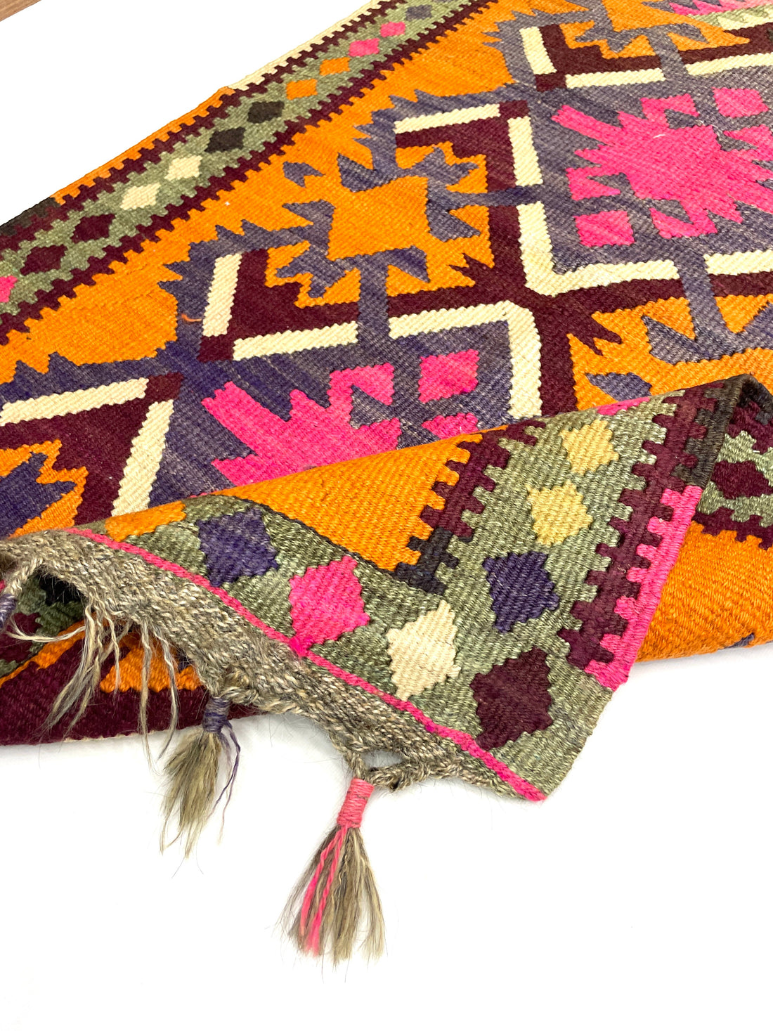 Vintage Kars Kilim Rug 86 cm x 123 cm (3 X 4 FT) - 0010040