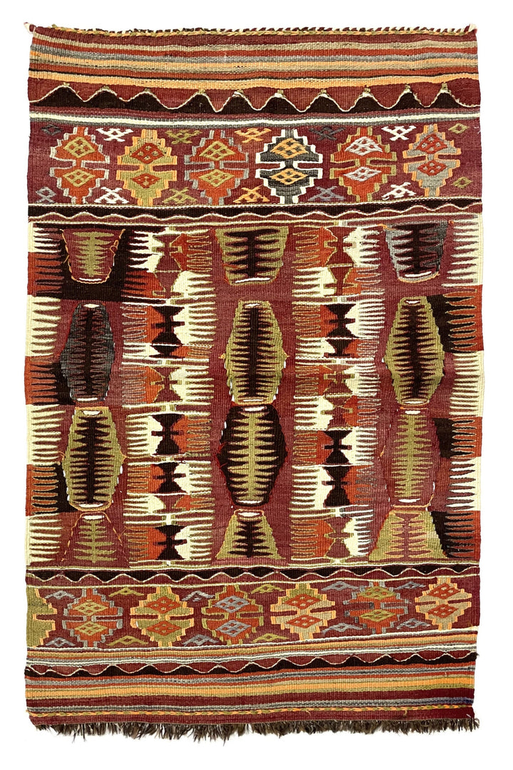 Vintage Mut Kilim Rug 77 cm x 133 cm (2’5” X 4’0”) - 0010008