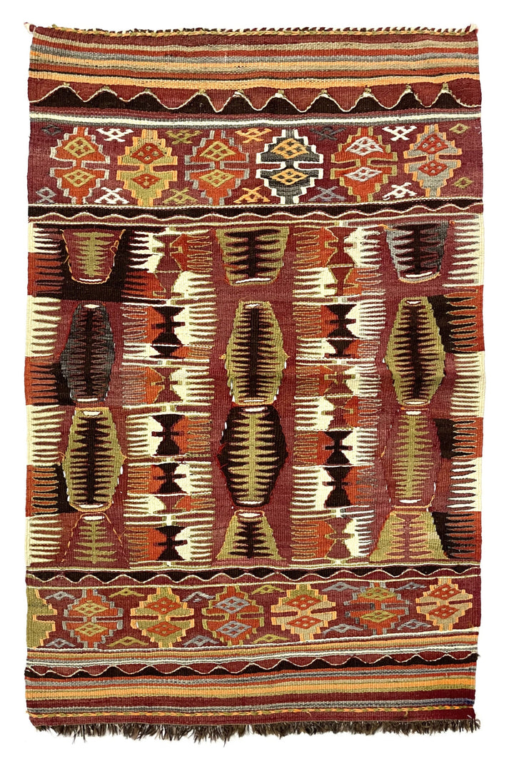 Vintage Mut Kilim Rug 77 cm x 133 cm (2’5” X 4’0”) - 0010008