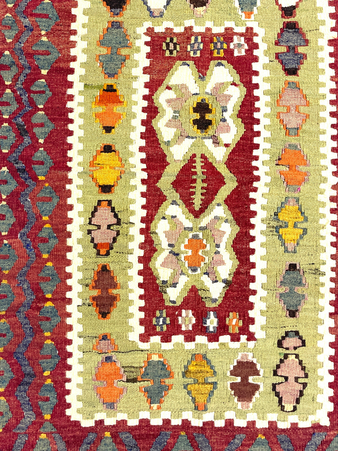 Vintage Oushak Kilim Rug 84 cm x 120 cm (2’7’’ X 3’9’’) - 0010033