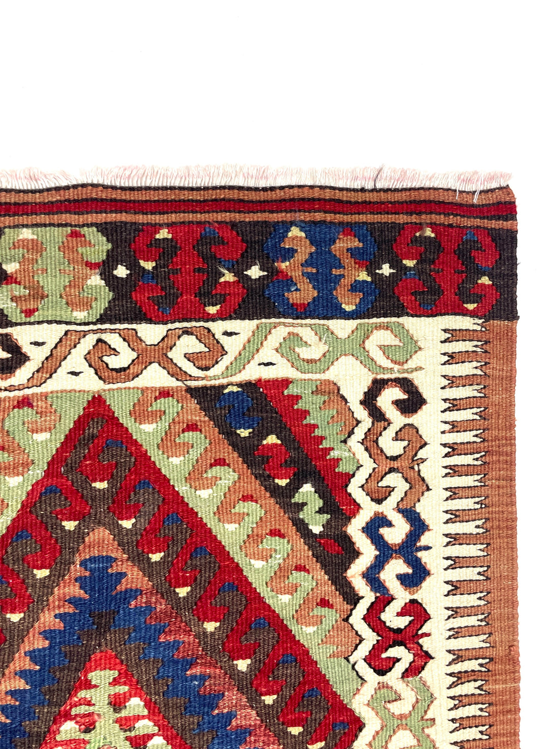 Vintage Small Fethiye Kilim Rug 74 cm x 113 cm (3 X 4 FT) - 0010039