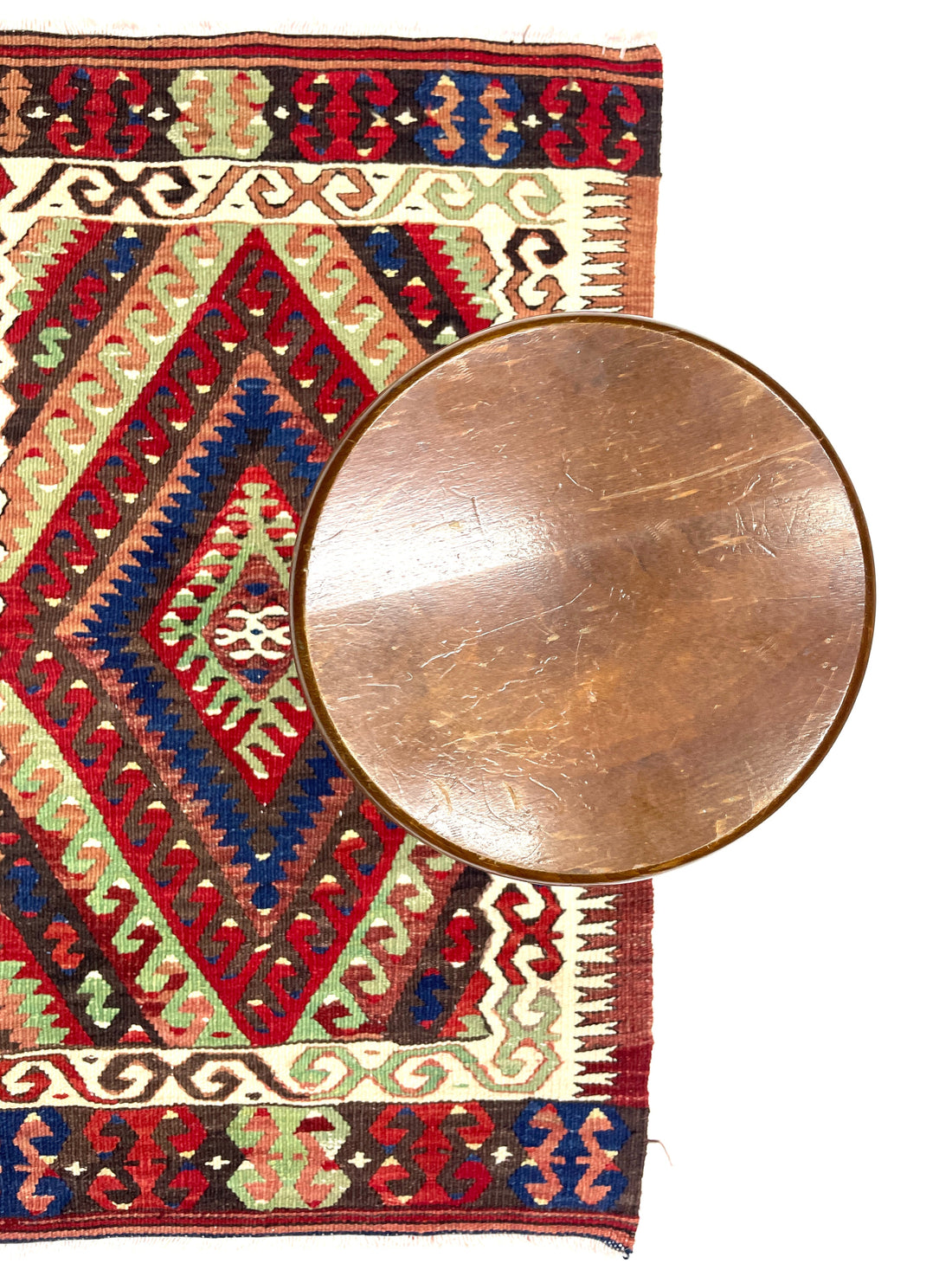 Vintage Small Fethiye Kilim Rug 74 cm x 113 cm (3 X 4 FT) - 0010039