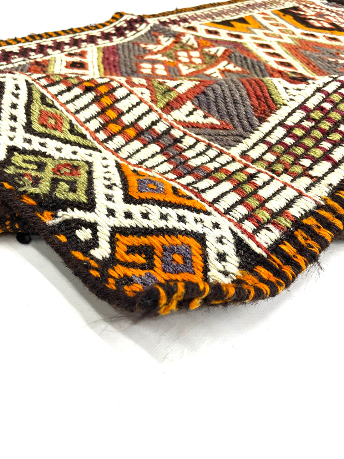 Vintage Small Orange Kilim Rug 87 cm x 130 cm (3 X 5 FT) - 0010038