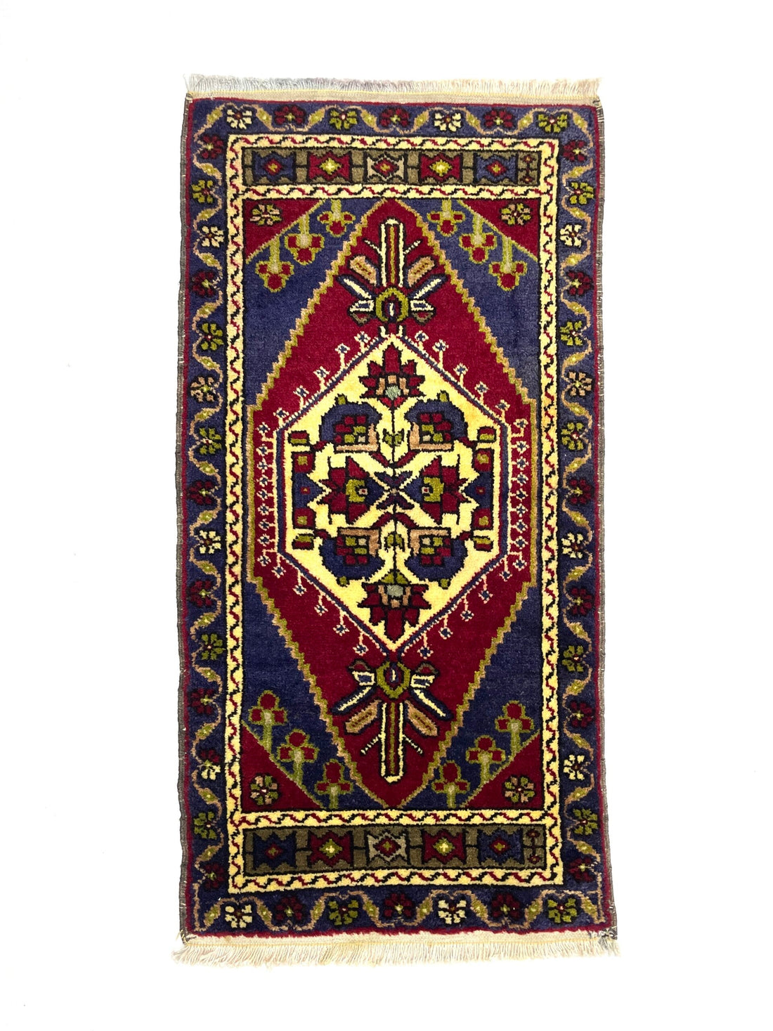 Vintage Small Taspinar Rug 53 cm x 101 cm (1’7’’ FT X 3’3’’ FT) - Y010073