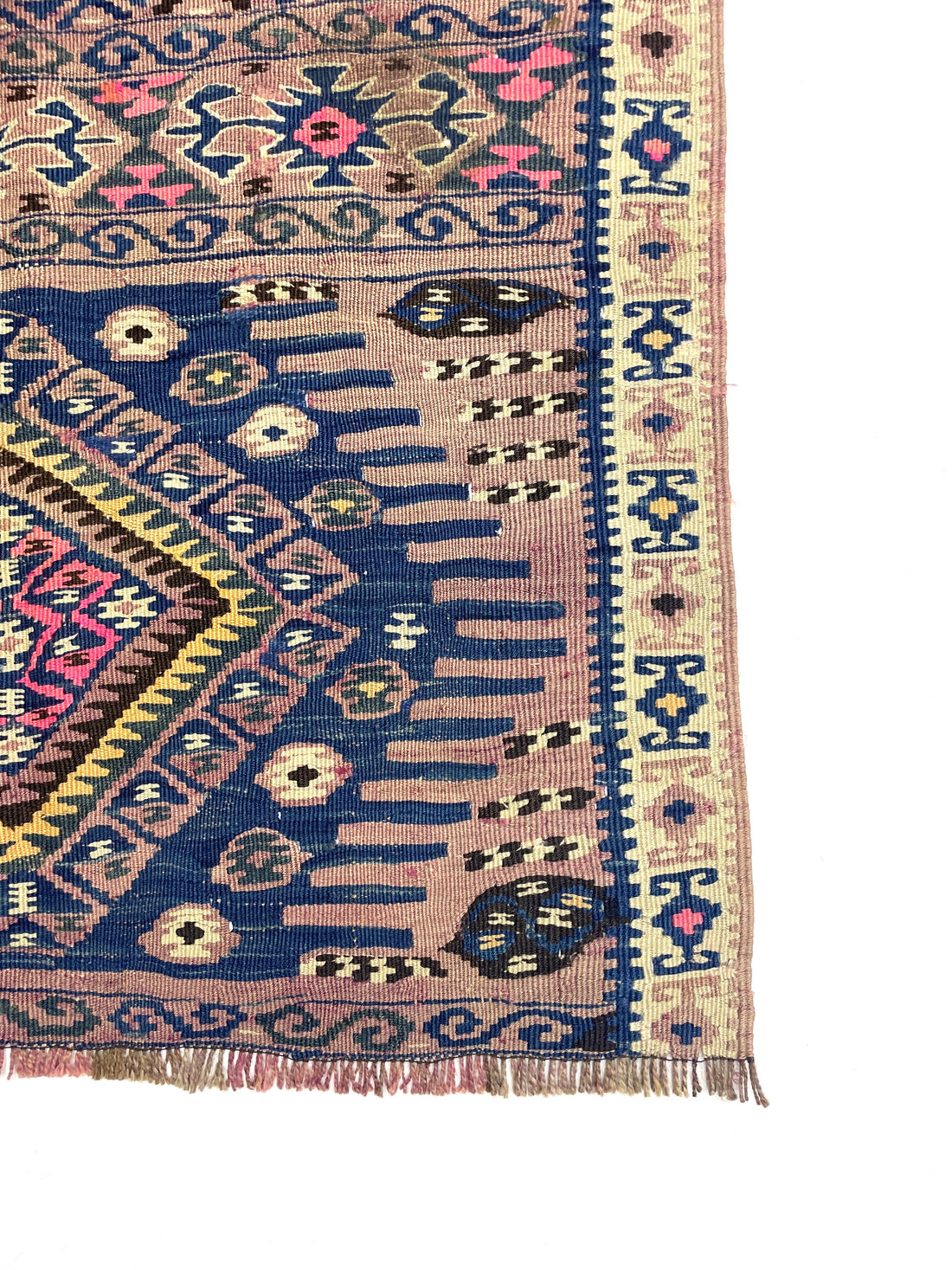 Vintage Tribal Turkish Kilim Rug 91 cm x 145 cm (3’ X 4’8’’) - 0010031