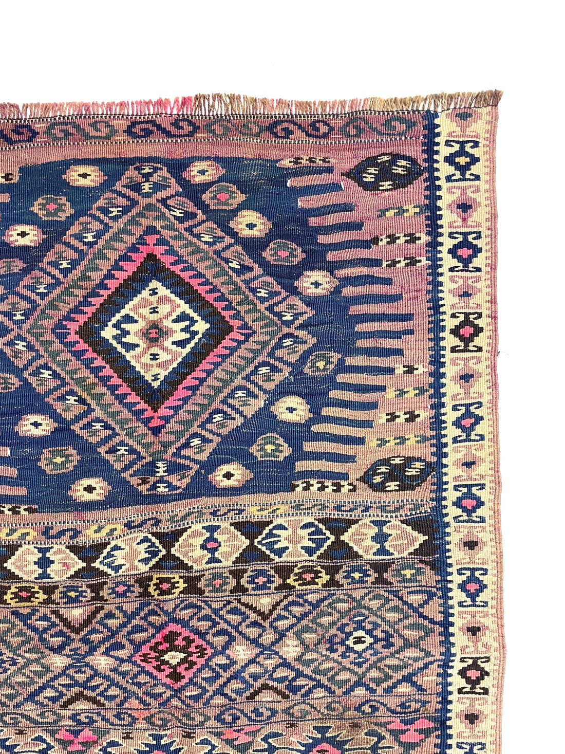 Vintage Tribal Turkish Kilim Rug 91 cm x 145 cm (3’ X 4’8’’) - 0010031