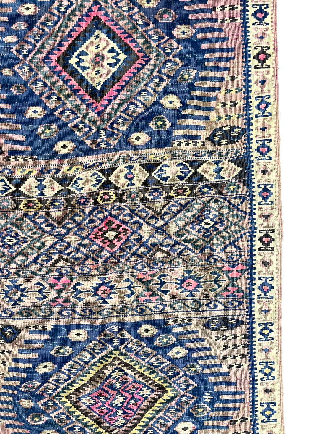 Vintage Tribal Turkish Kilim Rug 91 cm x 145 cm (3’ X 4’8’’) - 0010031
