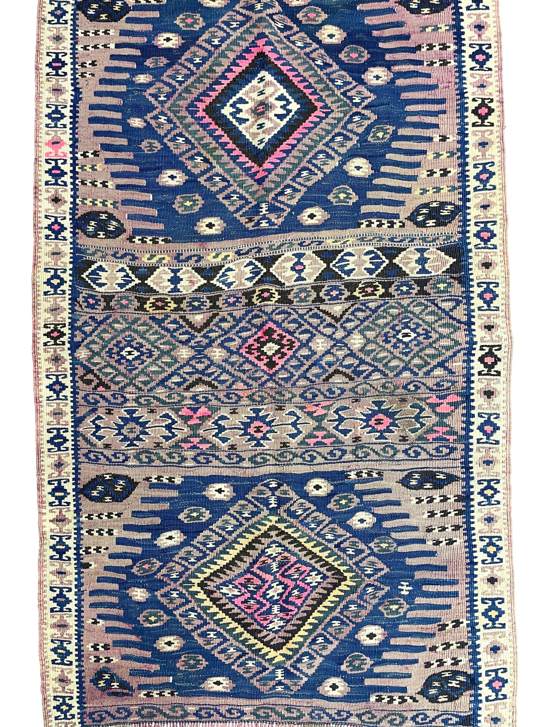 Vintage Tribal Turkish Kilim Rug 91 cm x 145 cm (3’ X 4’8’’) - 0010031