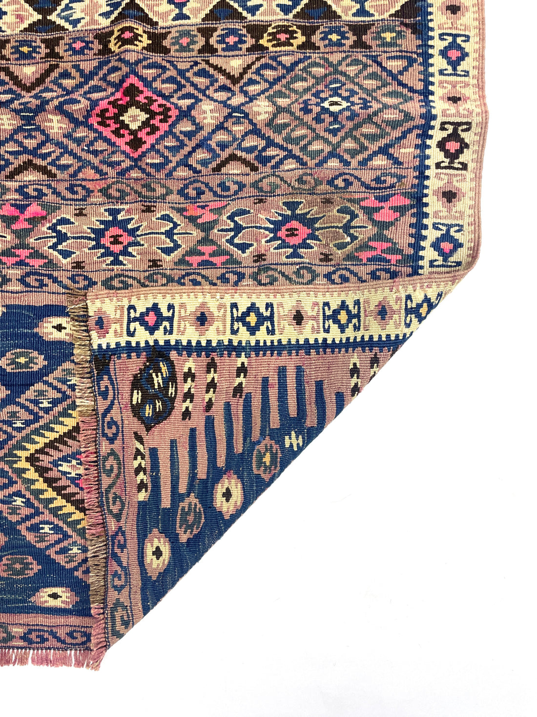 Vintage Tribal Turkish Kilim Rug 91 cm x 145 cm (3’ X 4’8’’) - 0010031