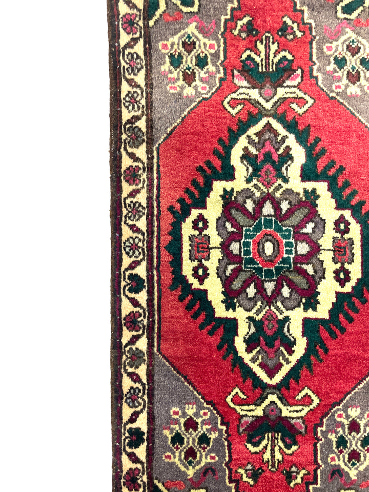 Vintage Turkish Small Rug 50 cm x 100 cm (1'6" FT x 3'3" FT) - Y010031