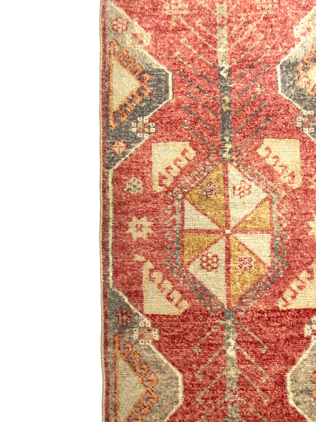 Vintage Turkish Small Rug 53 cm x 106 cm (1'7" FT x 3'5" FT) - Y010028