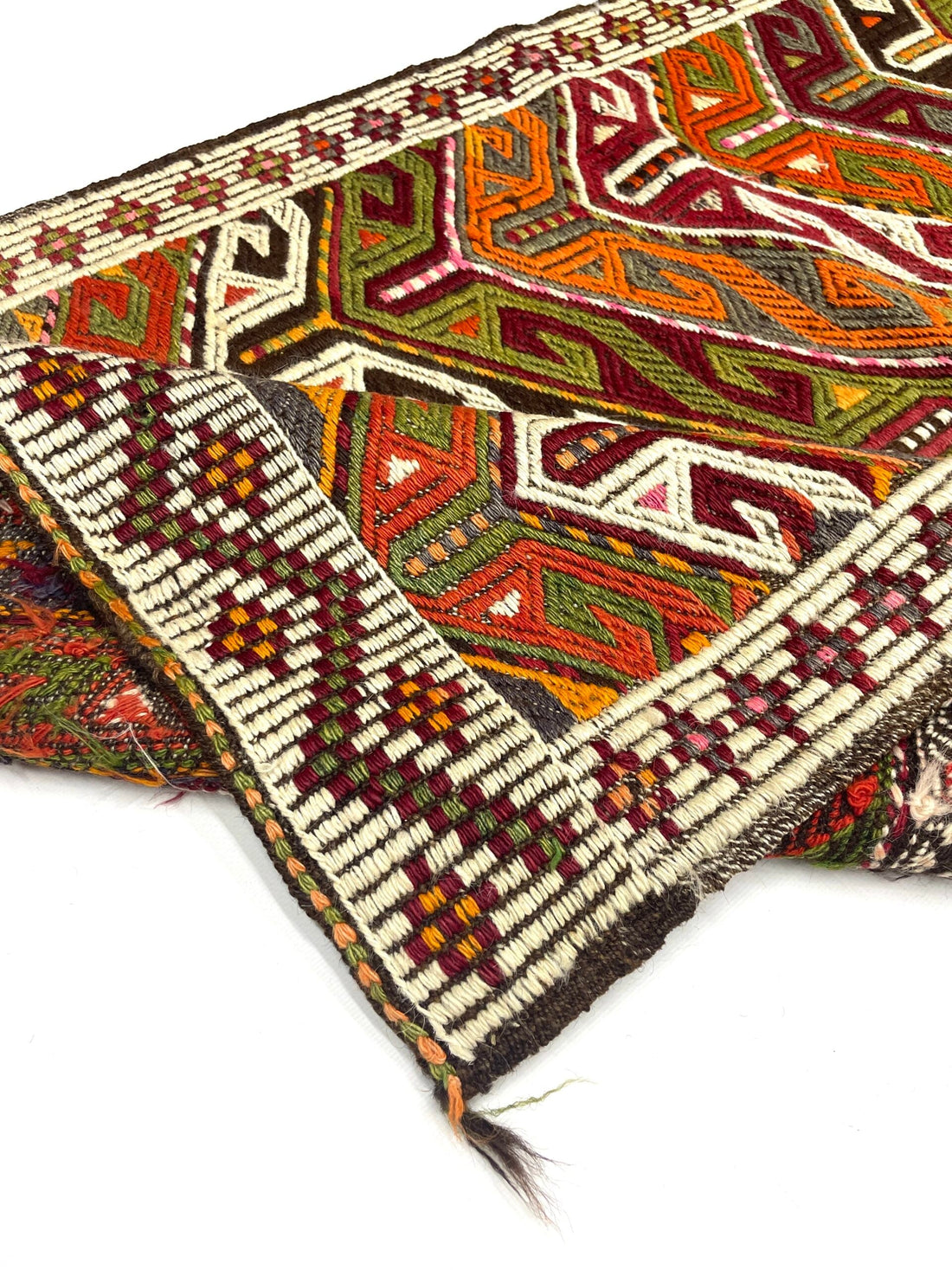 Vintage Yoruk Jijim Kilim Rug 77 cm x 135 cm (2’5” FT x 4’4” FT) - 0010020