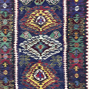 Vintage Konya Nuzumla Kilim Rug 82 cm x 107 cm - 0010001