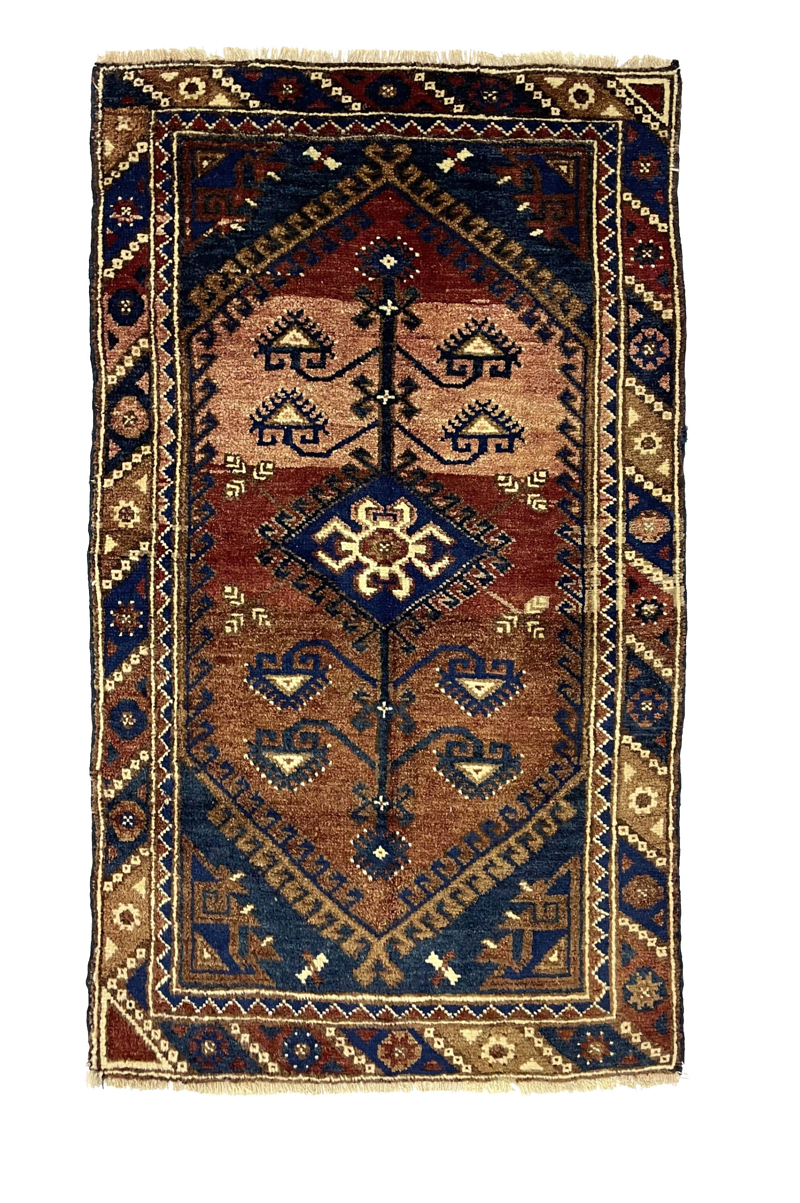Vintage Antalya Döşemealti Rug 80 cm x 135 cm (2'6" x 4'4" FT) - 0050004
